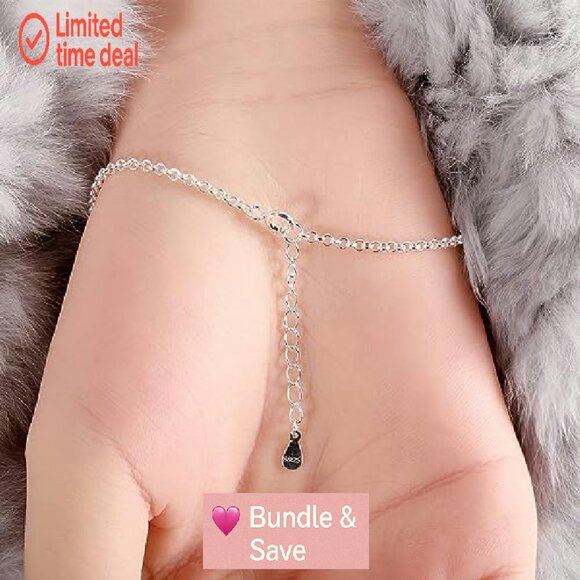 Sterling Silver God Is Good Engraved Cuff Bracelet Adjustable Faith Jewelry - Picture 6 of 8